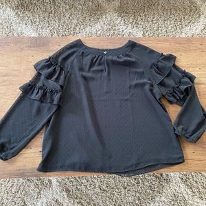 LOFT blouse black